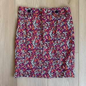 Laundry By Shelli Segal Pink Multi-Print Mini Skirt